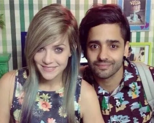 Picture of Karen Jonz with her husband Lucas Silveria